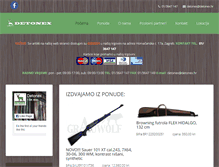 Tablet Screenshot of detonex.hr